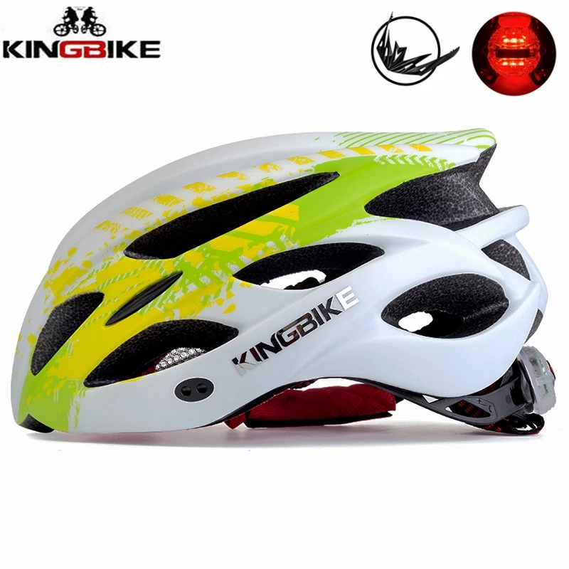 KINGBIKE 2018 велосипедные шлемы для мужчин и женщин Сверхлегкий фонарь Biciclet Capacete MTB Road