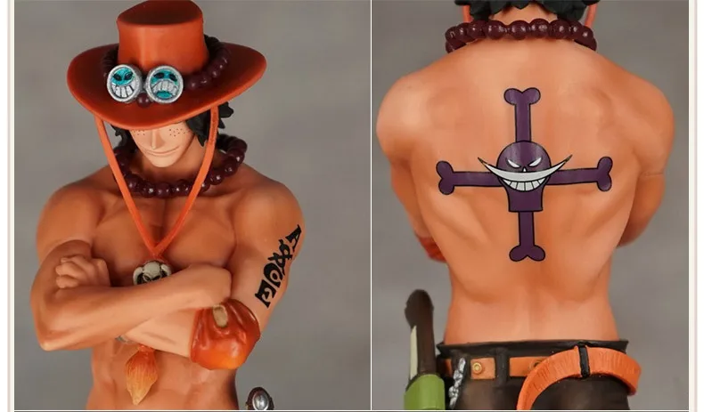 Аниме One Piece Ace Luffy Sabo Fire Fist 3 шт./компл. ПВХ экшн-фигурка игрушка Коллекционная