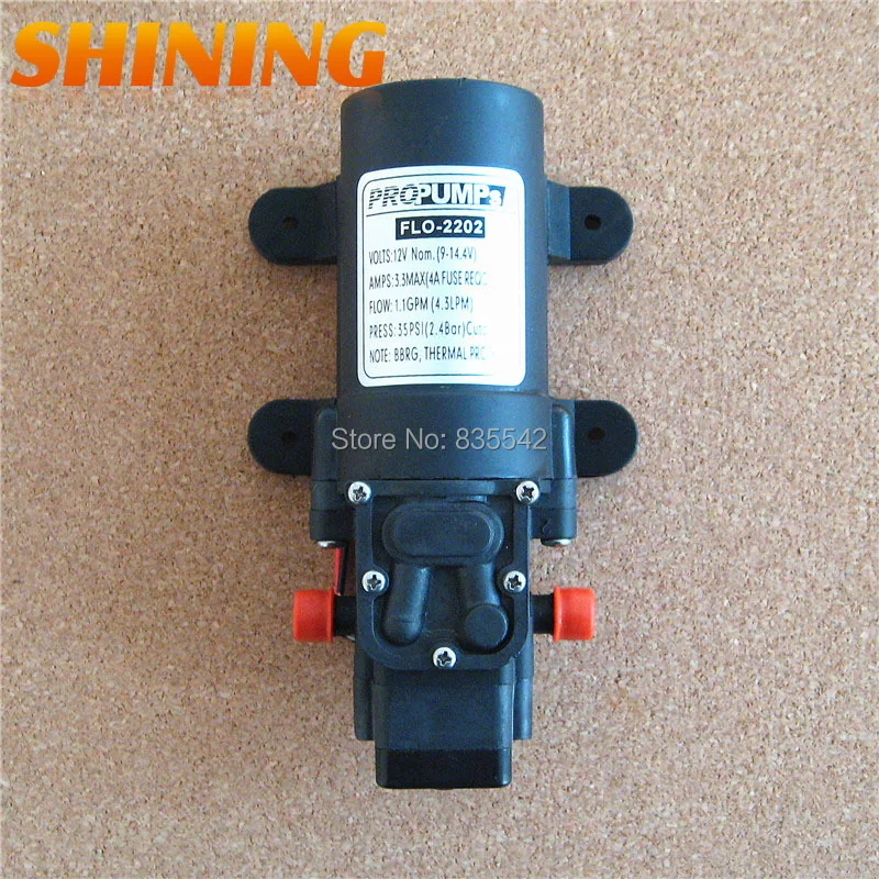 Самовсасывающий микро диафрагменный Электрический насос высокого давления 12 В с