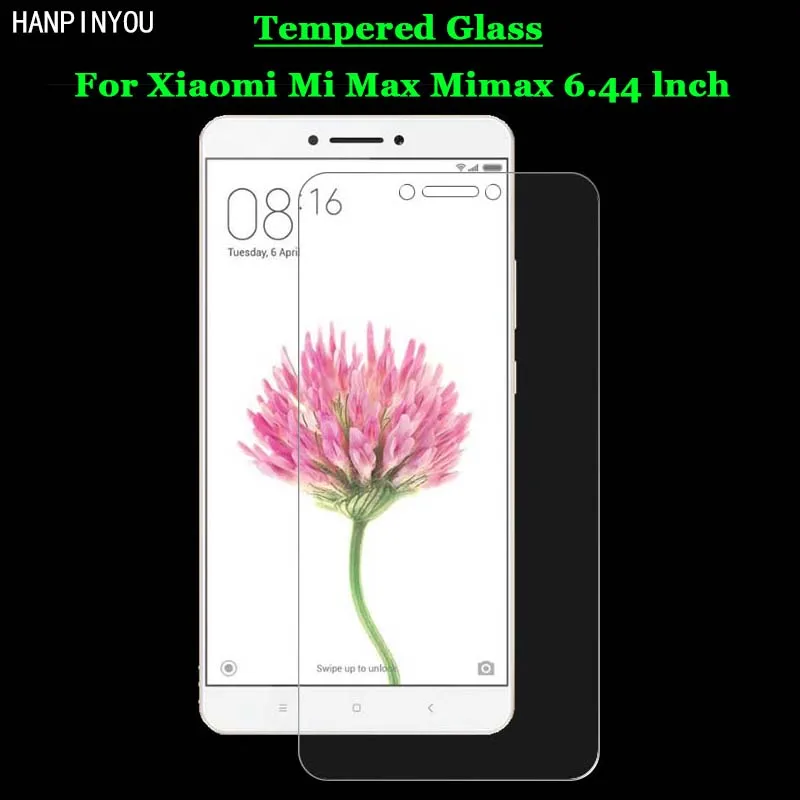 

Закаленное стекло 9H 2.5D, Премиум Защитная пленка для Xiaomi Mi Max Mimax Mmax 6,44"