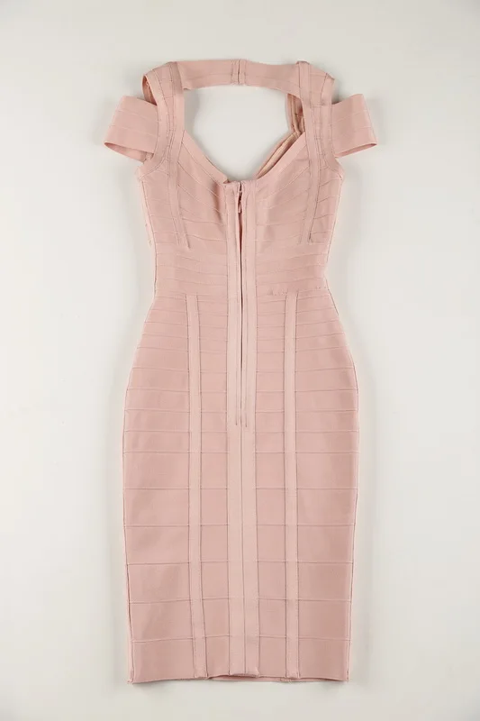 Оптовая продажа новинка 2016 года Цвет телесный розовый платье карандаш с лямкой