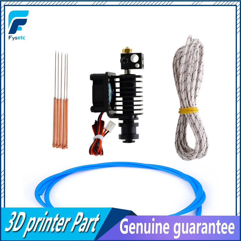 3D принтеры Запчасти 3d V6 шестиугольник Hotend комплект 12 v/24 v 0 4 мм/1 75 мм прямо через
