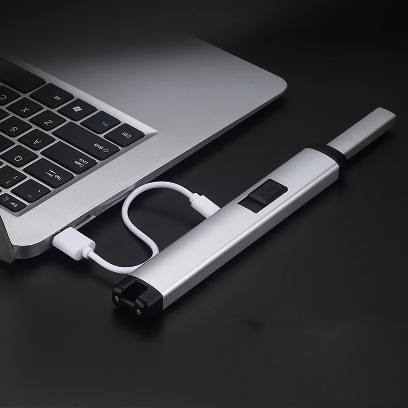 Электронные USB ветрозащитные зажигалки открытая плита для барбекю зажигалка для свечей кухонная горелка Инструмент Плита Зажигалка для свечей кухонная горелка Инструмент