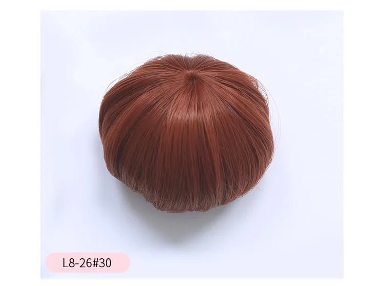 Парик для куклы BJD L8# Размер 4,5-6 дюймов 1/8 высокотемпературный натуральный парик короткие волосы bjd sd куклы парики в красоту