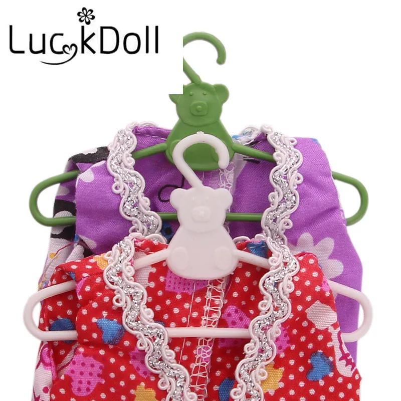 Вешалка для одежды LUCKDOLL 5 шт./лот 14 дюйма американская кукла Wellie Wishers аксессуары
