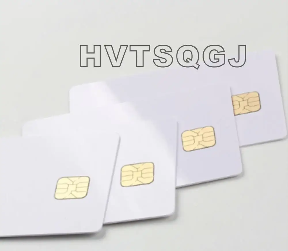 SLE 4428 контактная микросхема IC Big Chip белая ПВХ смарт карта 30 мил Глянцевая для ACR38U BMC