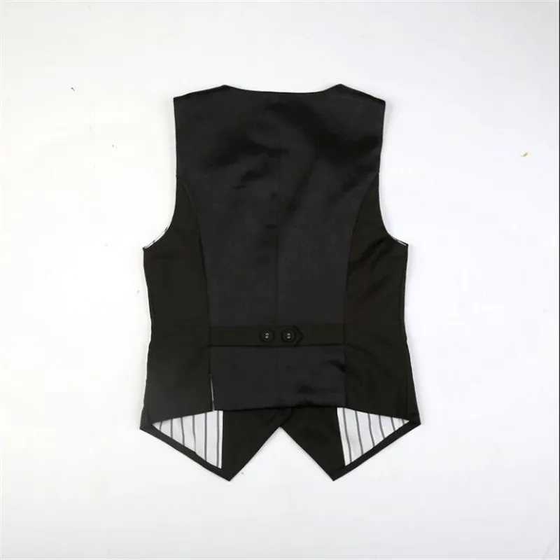 Женский однобортный жилет без рукавов строгий в полоску W91167|vest for women|women vestwoman vest