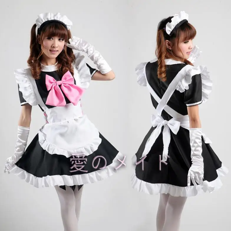 Женский костюм горничной из аниме для косплея бесплатная доставка|costume feather angel