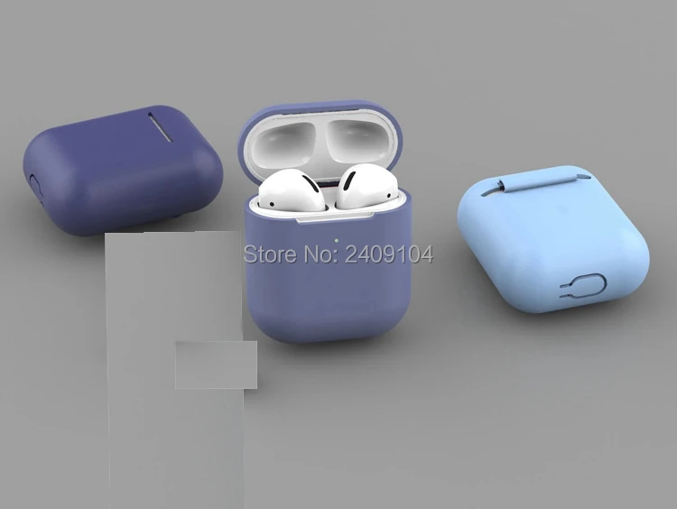 1000pcs Silicone Case For Apple Airpods 2 Cover Protective Earphone Cases Air pods Airpods2 Shockproof Bag | Электроника