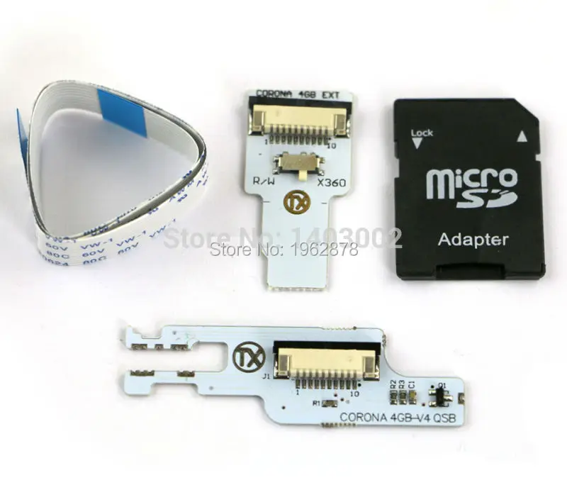 

5 шт. TX КОРОНА 4 ГБ NAND RW KIT 4G SD для Xbox360 (QSB V4), сделано в Китае