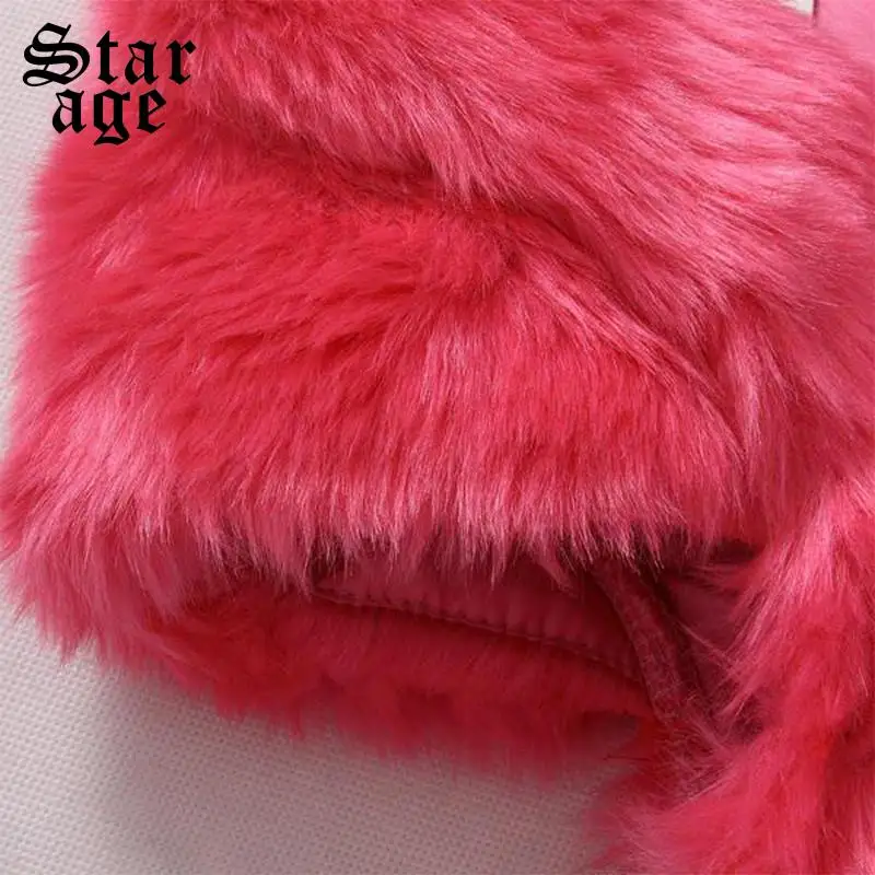 Женская Короткая Меховая шаль вечерняя безрукавка Красного/белого цвета новая