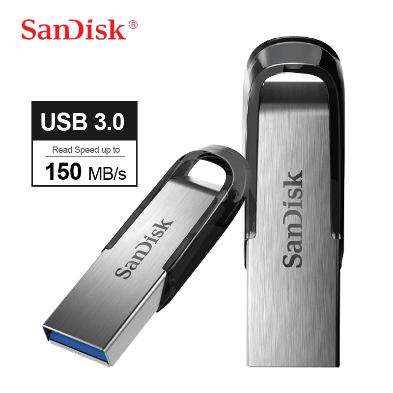 

SanDisk USB флеш-накопитель CZ73, 32 ГБ, 64 ГБ, 128 ГБ, 256 ГБ, 150 МБ/с./с