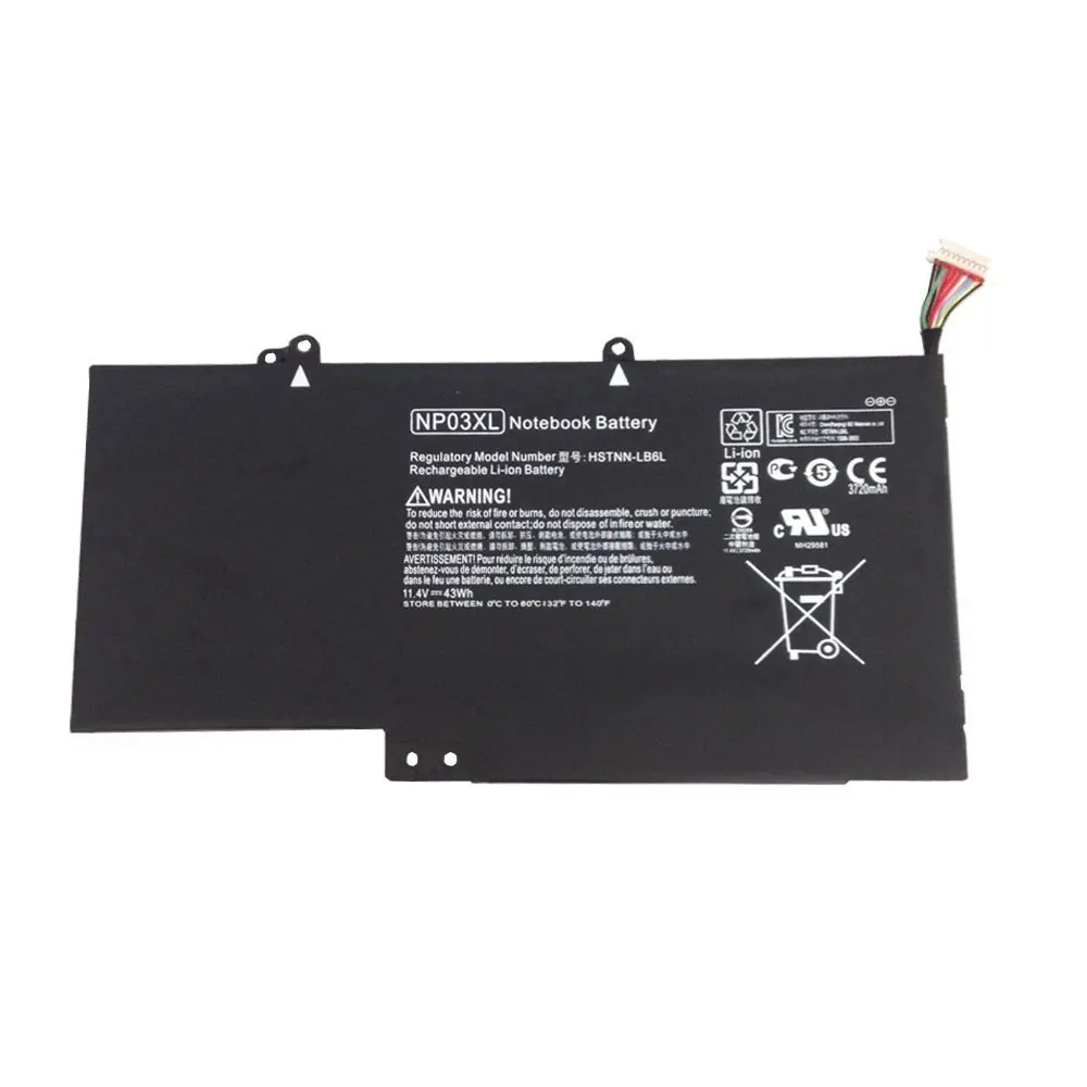 11 4 V NP03XL 43Wh ноутбук Батарея для Pavilion X360 13 A010DX b116t Envy 15 U010DX U337CL U050CA 760944 421 HSTNN LB6|laptop