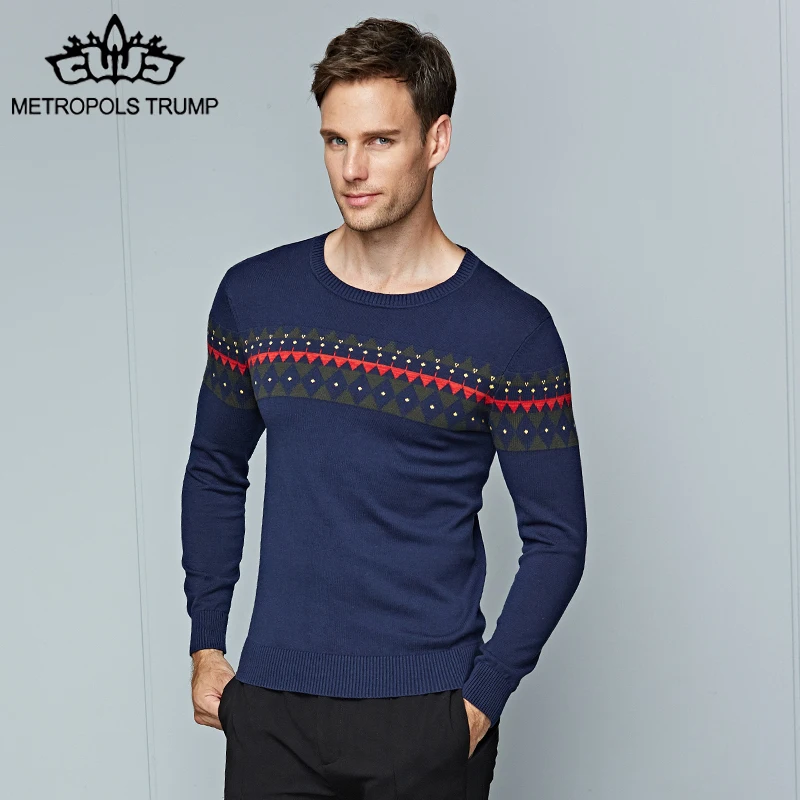 Свитеры для женщин мужской простой Стиль одежда с длинным рукавом Slim Fit трикотаж