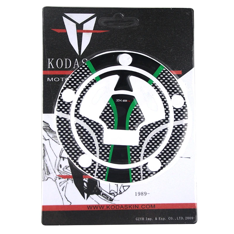 

KODASKIN Tank Pad Stickers Protectors 3D Raised for Kawasaki ZX-6R ZX6R 636
