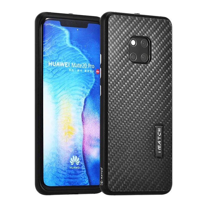IMatch настоящий карбоновый и алюминиевый металлический чехол для huawei mate 20/Pro роскошный чехол с полной защитой для huawei mate 20 чехол