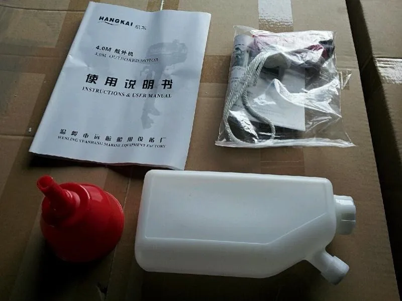 Hangkai 2 тактный подвесной мотор Gasolina 5HP/3.7KW подвесные двигатели для лодок