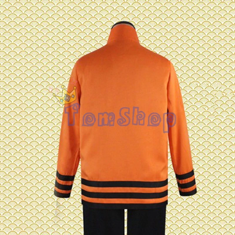 Аниме Наруто Узумаки 7th Хокаге пальто жакет для косплея на молнии толстовки