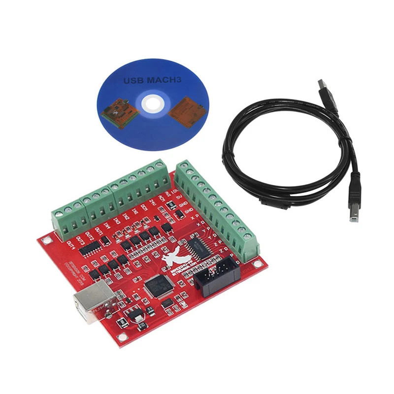 CNC USB MACH3 100Khz Breakout Board 4 осевой интерфейс драйвер контроллер движения|Драйвер