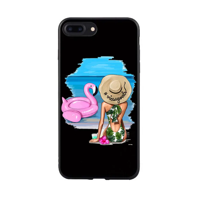TPU Goddess VOGUE Art Princess для девочек, мягкий силиконовый чехол для iPhone 11 11Pro Max X XR XS Max 8 7 6 PLUS 5 - Цвет: TPU