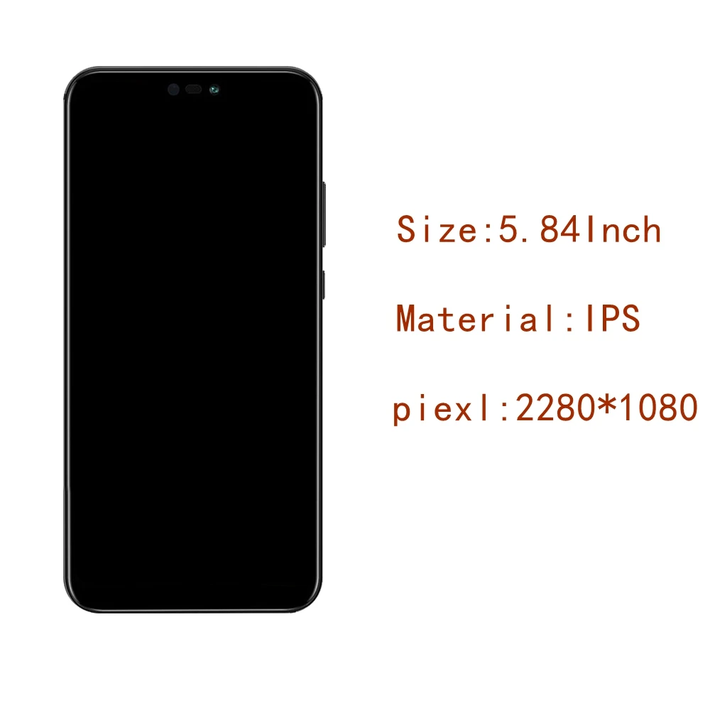 5 84 "2280x1080 IPS дисплей для HUAWEI P20 Lite сменный сенсорный ЖК экран с рамкой