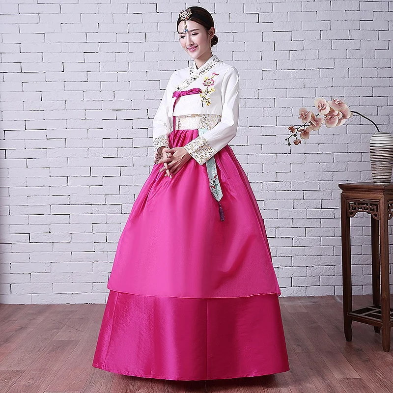 Корейское свадебное платье hanbok для косплея и представлений женская одежда в