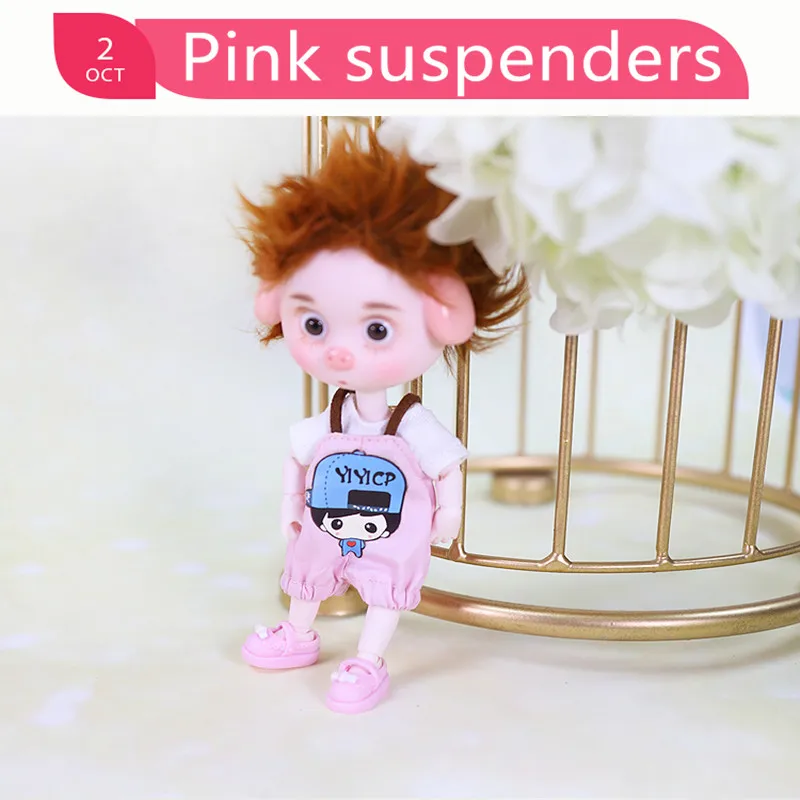 1/8 BJD Кукла одежда три вида подтяжки и рубашки для DODO кукла ob11 кукла