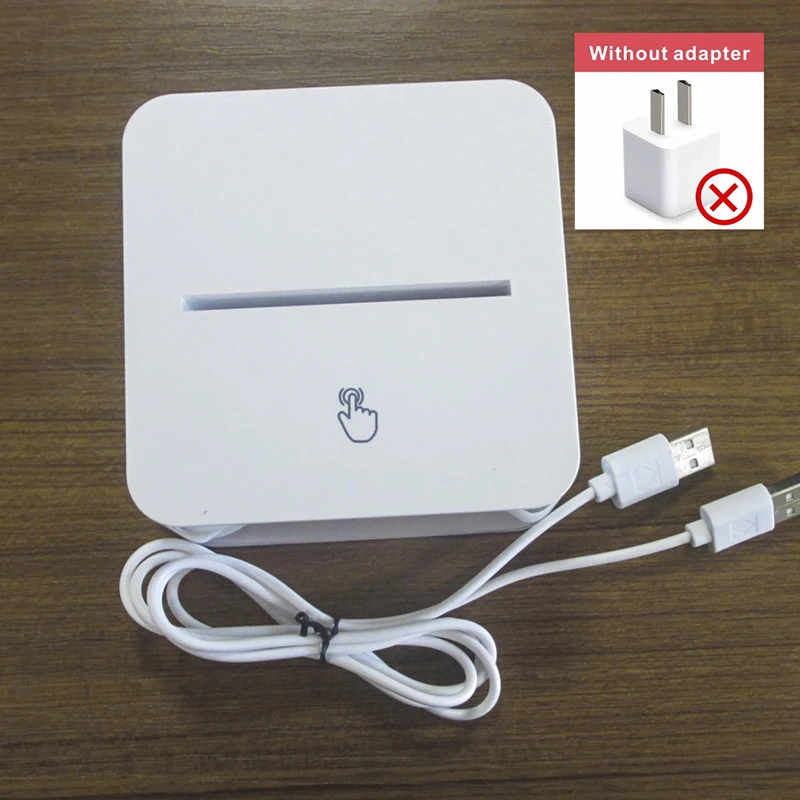 Воздушный шар Новинка USB Touch 3d ночник трехмерная светодио дный Dimmable настольная