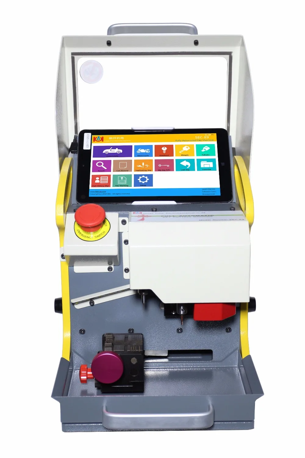 Full Clamp SEC-E9 key cutting machine Modern Car Key Making Machine Professional Copy with CE Approved Update Online |
