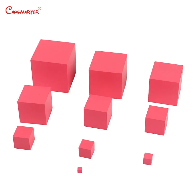 Розовые башни Beechwood Сенсорные игры, блочные игрушки, домашние Обучающие Математические Игрушки, розовые кубики для детей 3-6 лет, игрушки