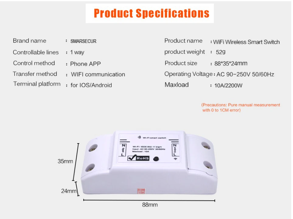 Wi-Fi Wifi переключатель DIY беспроводной пульт дистанционного управления Domotica свет умный дом автоматизация релейный модуль контроллер работает с Alexa