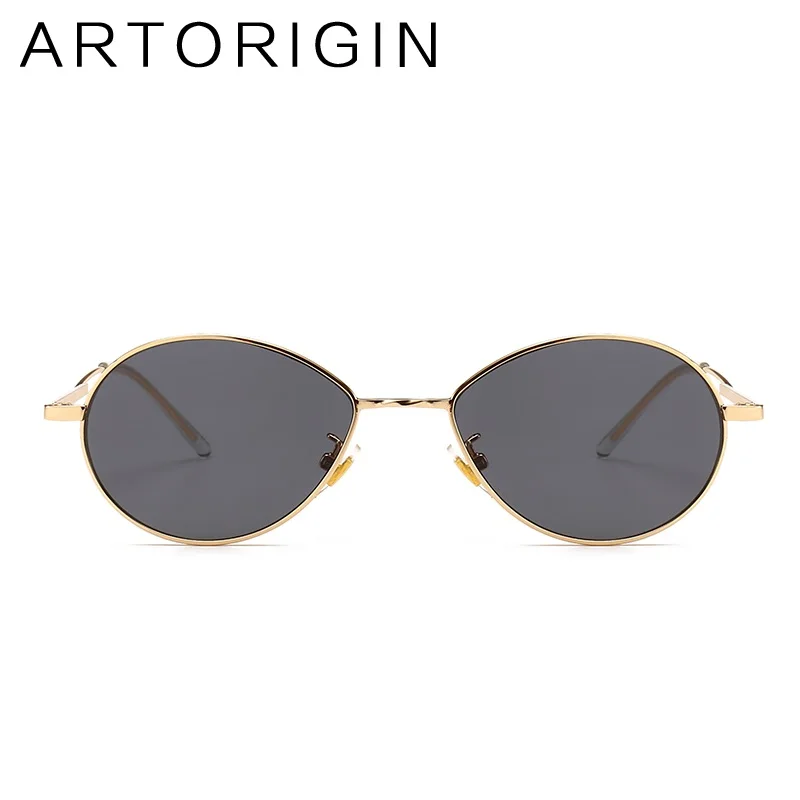 Брендовые женские солнцезащитные очки Овальный дизайн милые оттенки красный