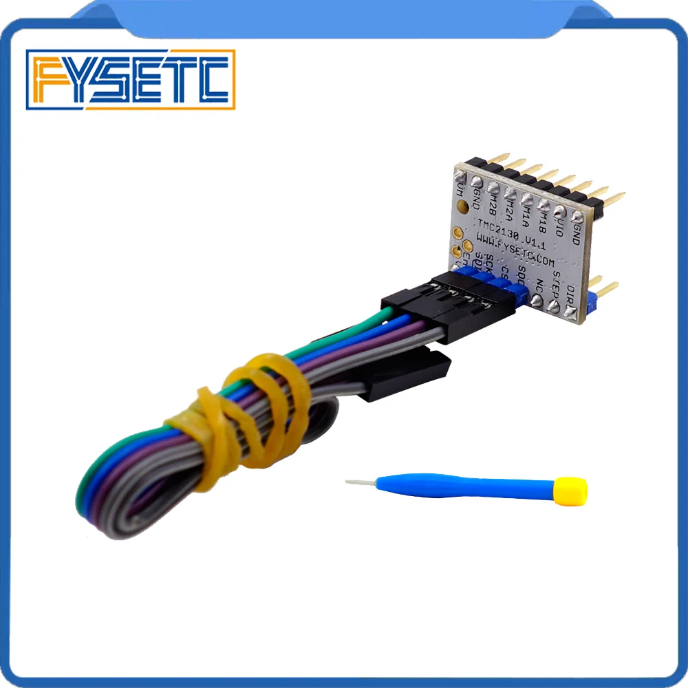 5X TMC2130 V1.1 для SPI функция Stepstick Драйвер шагового двигателя с теплоотводом 5 шт.