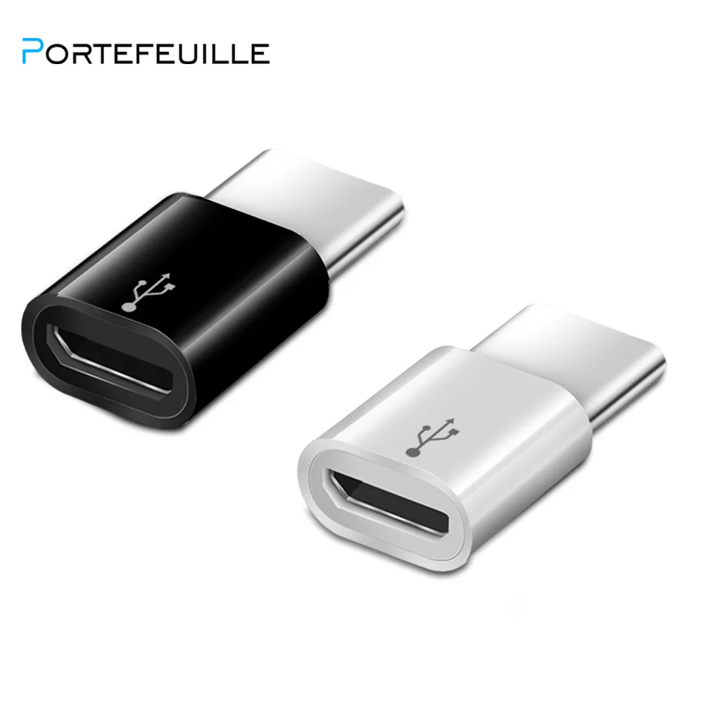 Адаптер с Micro Usb на Type C для Huawei P9 plus Mate 20 pro lite преобразователь зарядное устройство
