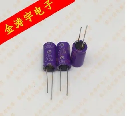 Высокое напряжение твердотельными конденсаторами большая емкость 50V330UF 330 мкФ с