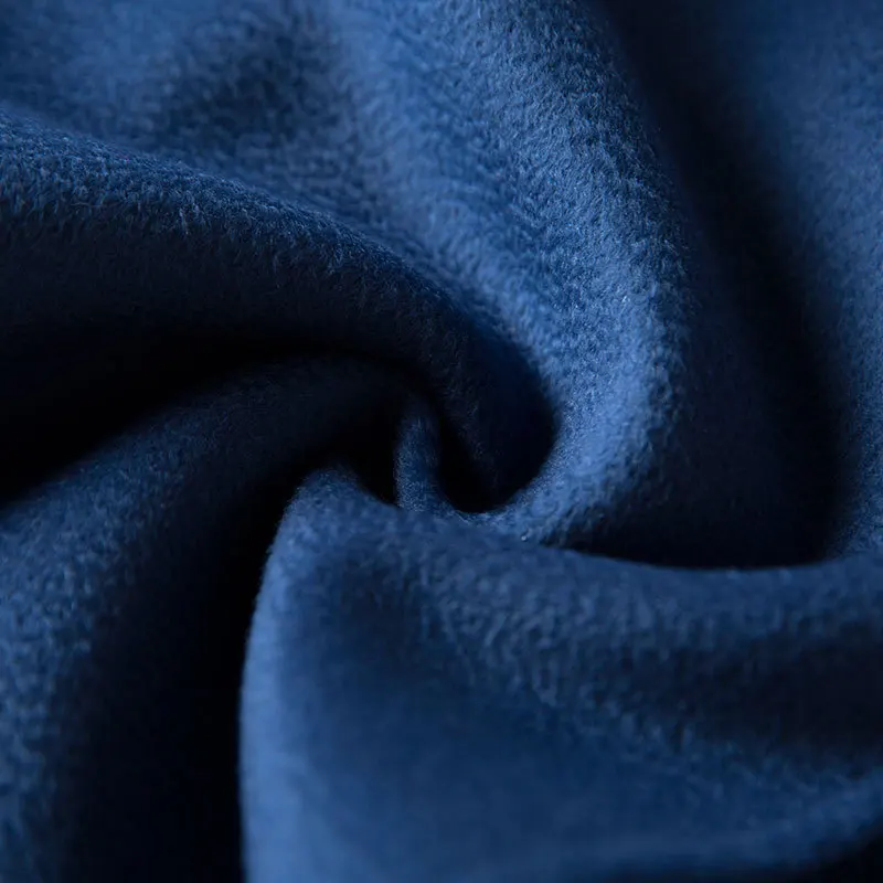 

2019 new upgraded version of the wavy double-sided full cashmere coat female long section woolen coat in the long section