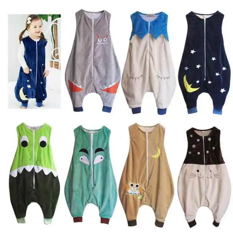 Новинка для мальчиков и девочек детский пижамный комплект Фланелевая пижама с