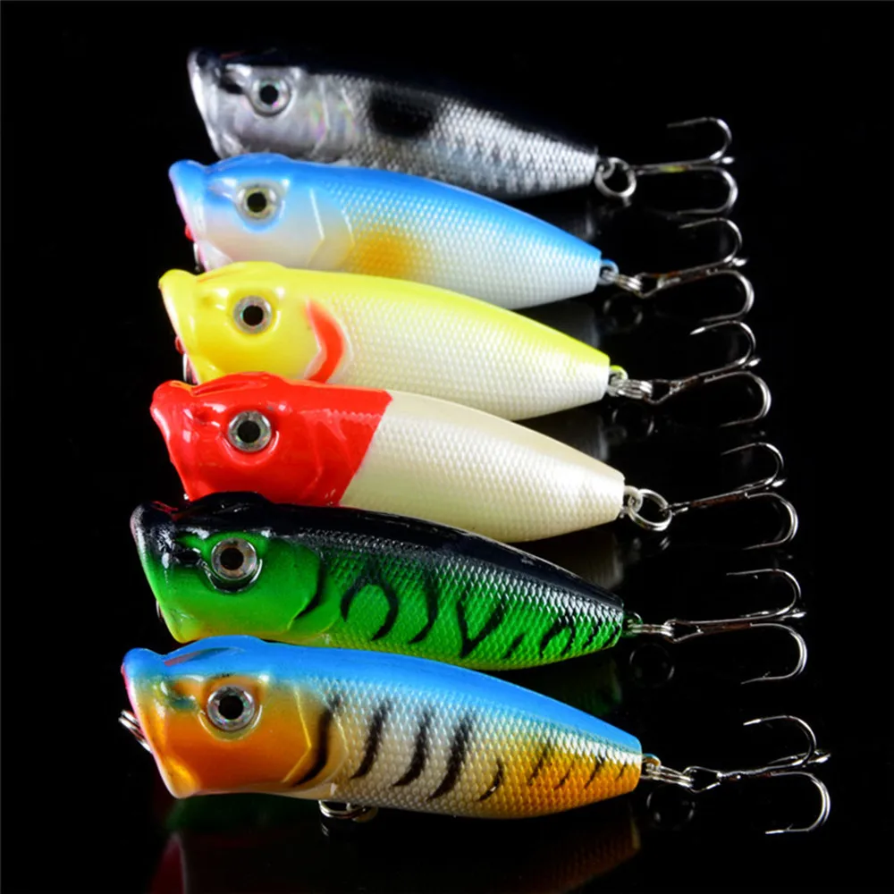 Новый набор смешанных 21 шт./лот рыболовные приманки Minnow/VIB приманка и Поппер