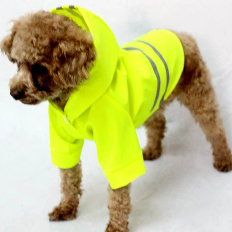 Водонепроницаемая куртка с капюшоном для собак|reflective dog coat|dog coat reflectivedog reflective jacket