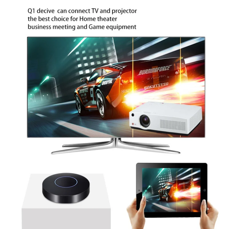 Профессиональный беспроводной Wi Fi дисплей донгл приемник 1080P HD tv Stick Airplay медиа
