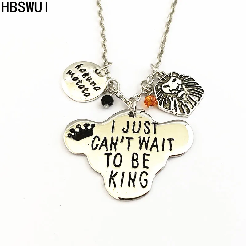 HBSWUI ожерелье в виде льва Классический ТВ фильм Высокое Качество Модные