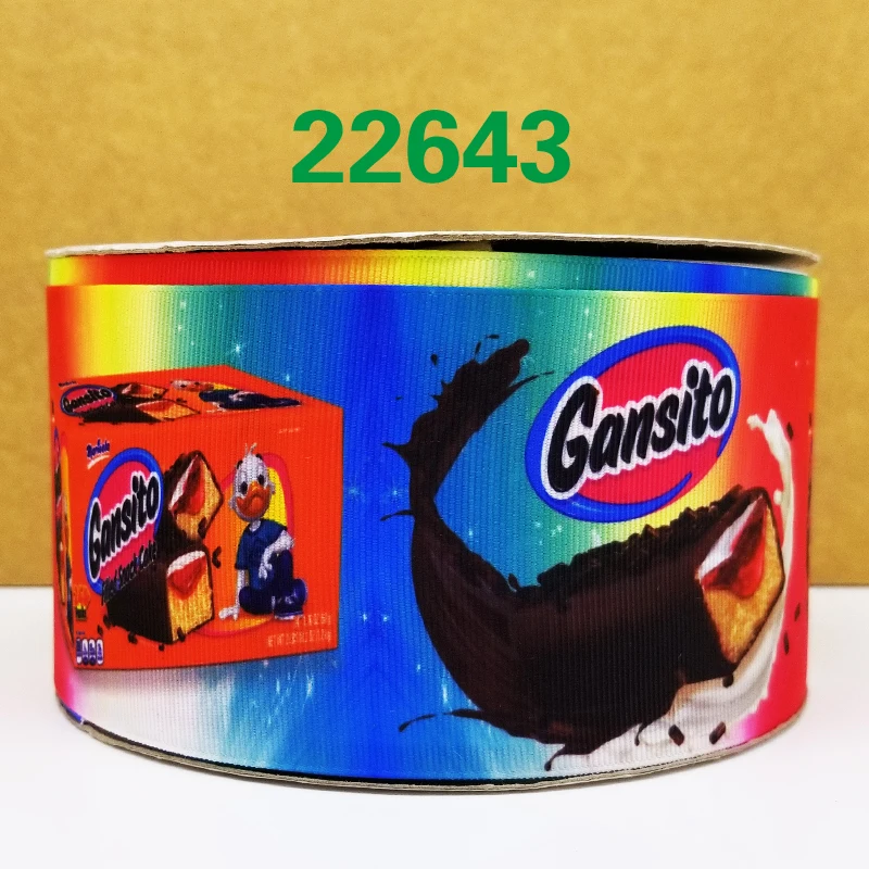 Free shipping 50 yard per size cartoon ribbon printed grosgrain 22647 | Дом и сад