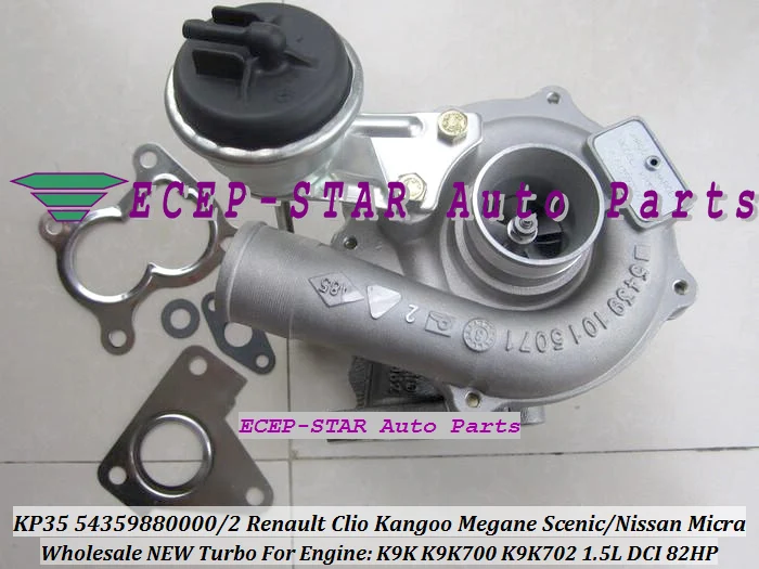 Бесплатная доставка KP35 54359880000 54359880002 54359710000 турбо для NISSAN Micra Renault Clio Kangoo Megane Scenic K9K