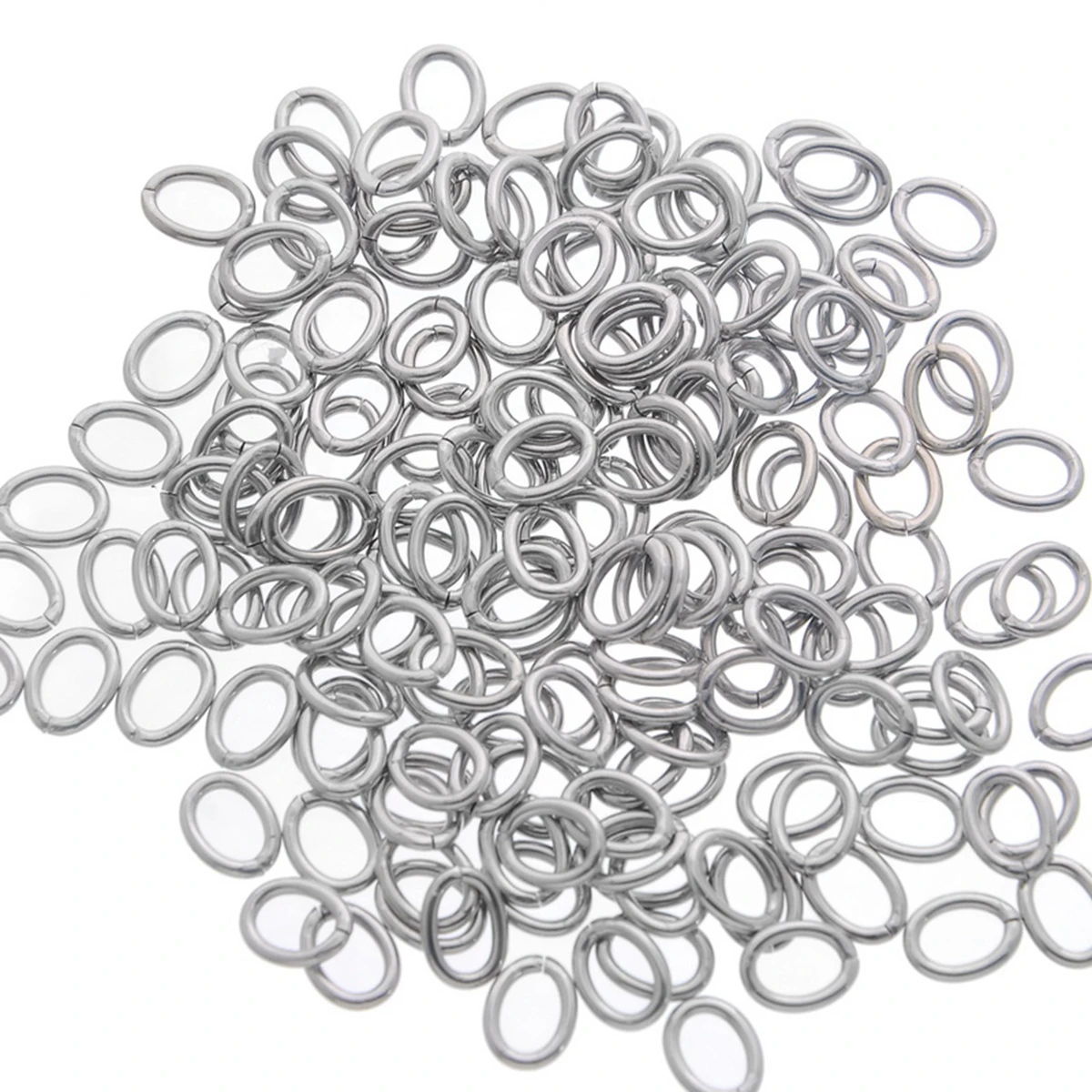 20 шт. открытые колечки из нержавеющей стали 6 х8 мм|craft rings jewelry|crafts stampsjewelry qvc |