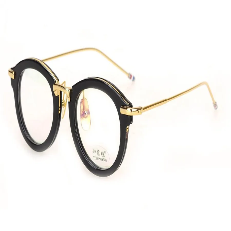 MONGOTEN новая круглая оправа унисекс Мода ацетат полного обода ретро оптические