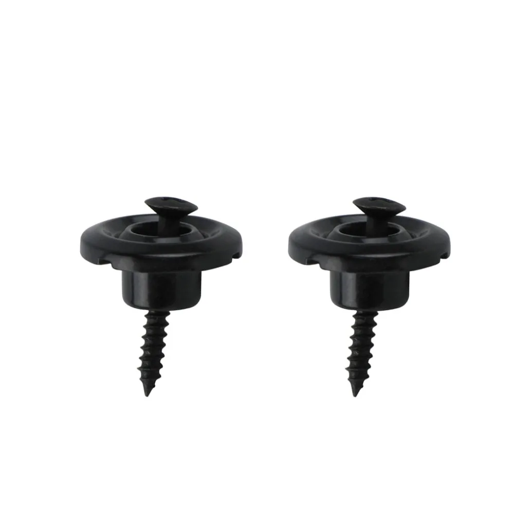 FLEOR 2 шт. хромированные/черные басовые гитарные струны фиксаторы деревьев круглые