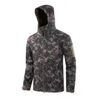 Куртка мужская зимняя с флисовой подкладкой, водонепроницаемая, камуфляжная, ветрозащитная