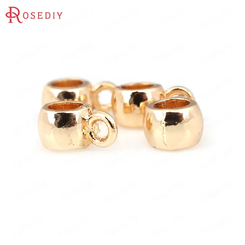 Латунные подвески с покрытием 24 каратным золотом 20 шт. 5 5x8 мм|diy jewelry accessories|jewelry