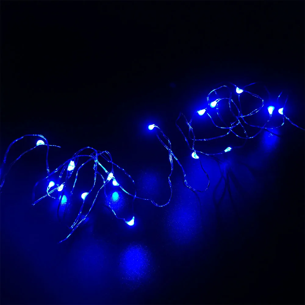 

1-5M Fairy Light CR2032 Battery Powered LED Mini Christmas Light Copper Wire String Light For Wedding Xmas Garland Party Indoor