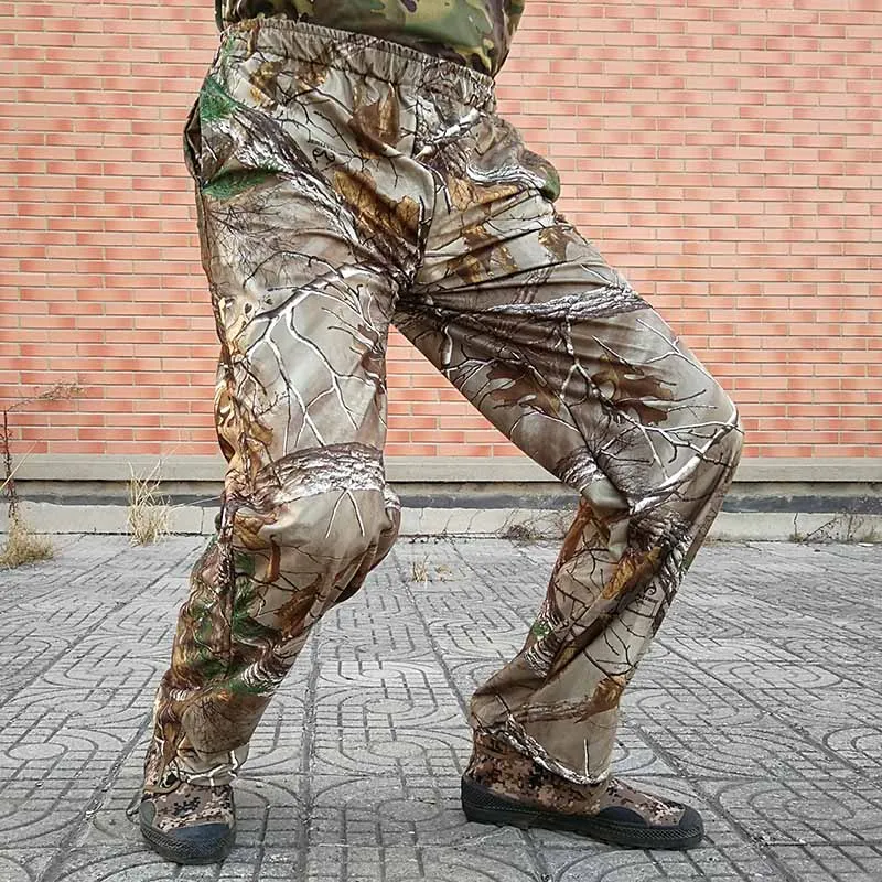 Men's Breathable Bionic Camouflage Pants Outdoor Sports Hunting Hiking Fishing Long Trousers Military Army Camo | Спорт и